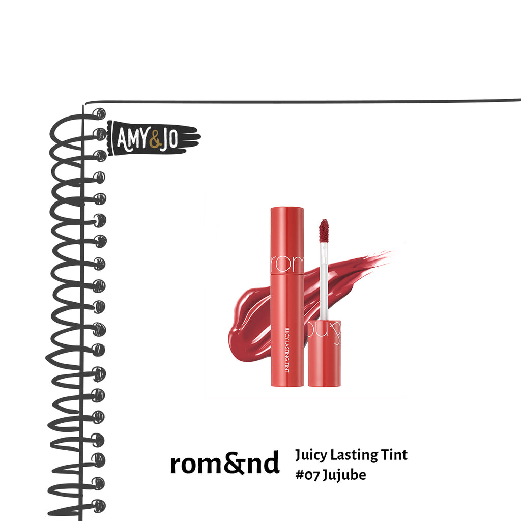 ROMAND/ロムアンド] ジューシー ラスティング ティント＃07ジュジュブ_Juicy Lasting #07 Jujube – Amy n Jo
