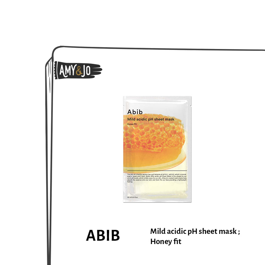 [ABIB/アビブ] 弱酸性マスク＃ハニーピット[10EA]_Mild acidic pH sheet mask ; Honey fit