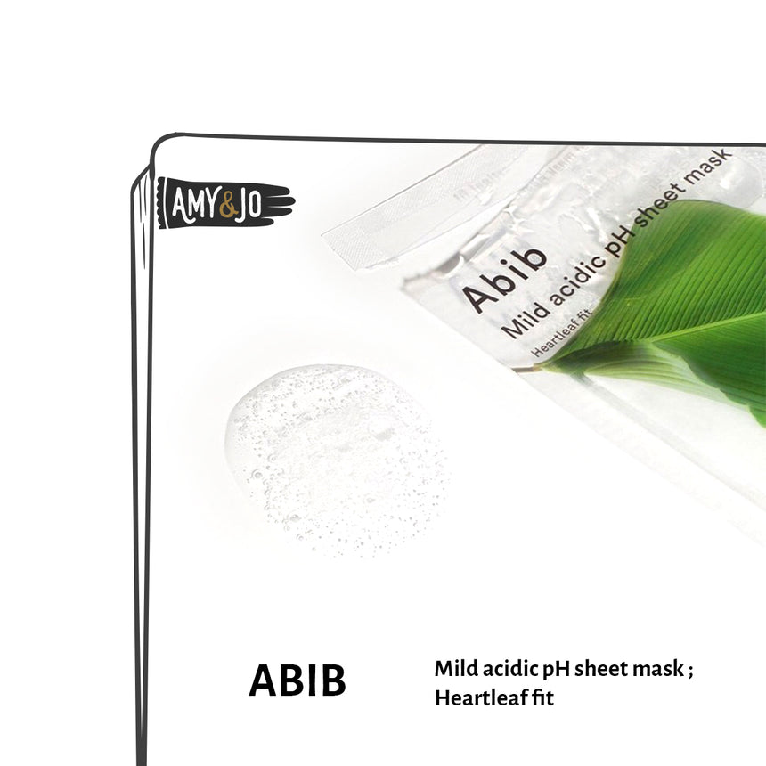 [ABIB/アビブ] 弱酸性マスク＃ドクダミピット[10EA]_Mild acidic pH sheet mask ; Heartleaf fit
