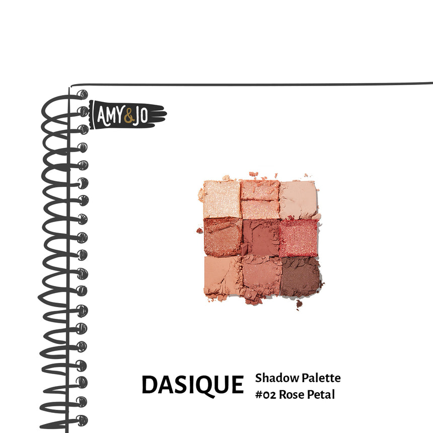 [DASIQUE/デイジーク] シャドーパレット#02ローズペタル_Shadow Palette #02 Rose Petal