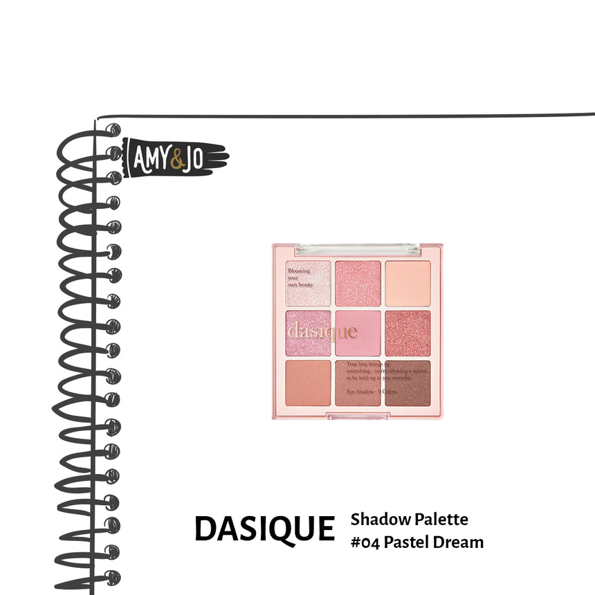 [DASIQUE/デイジーク] シャドーパレット#04 パステルドリーム_Shadow Palette #04 Pastel Dream