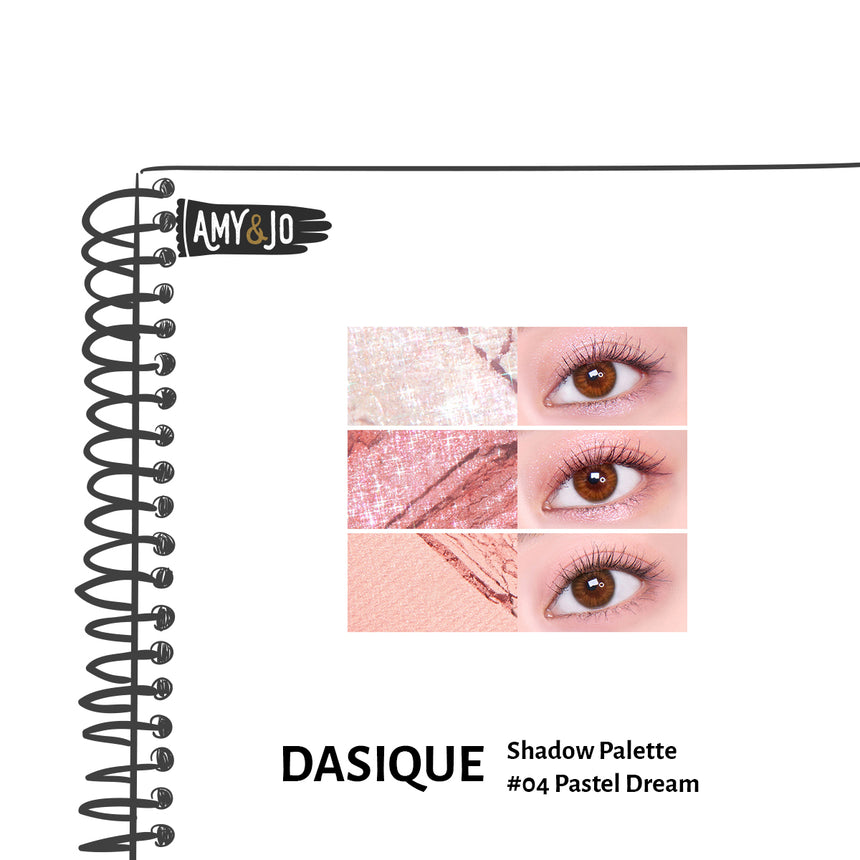 [DASIQUE/デイジーク] シャドーパレット#04 パステルドリーム_Shadow Palette #04 Pastel Dream