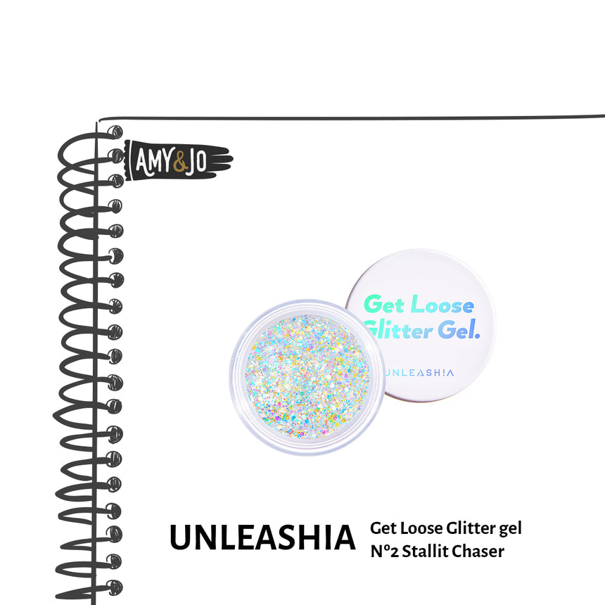 [UNLEASHIA/アンリシア] ゲットルーズグリッタージェル#02スターリッツェイサー_Get Loose Glitter gel Nº 2 Stallit Chaser