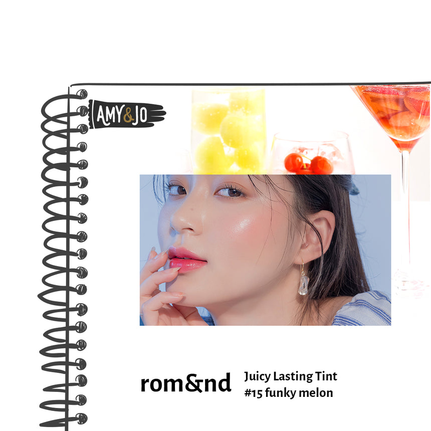 [ROMAND/ロムアンド] ジューシー ラスティング ティント＃15ファンキーメロン_Juicy Lasting #15 funky melon