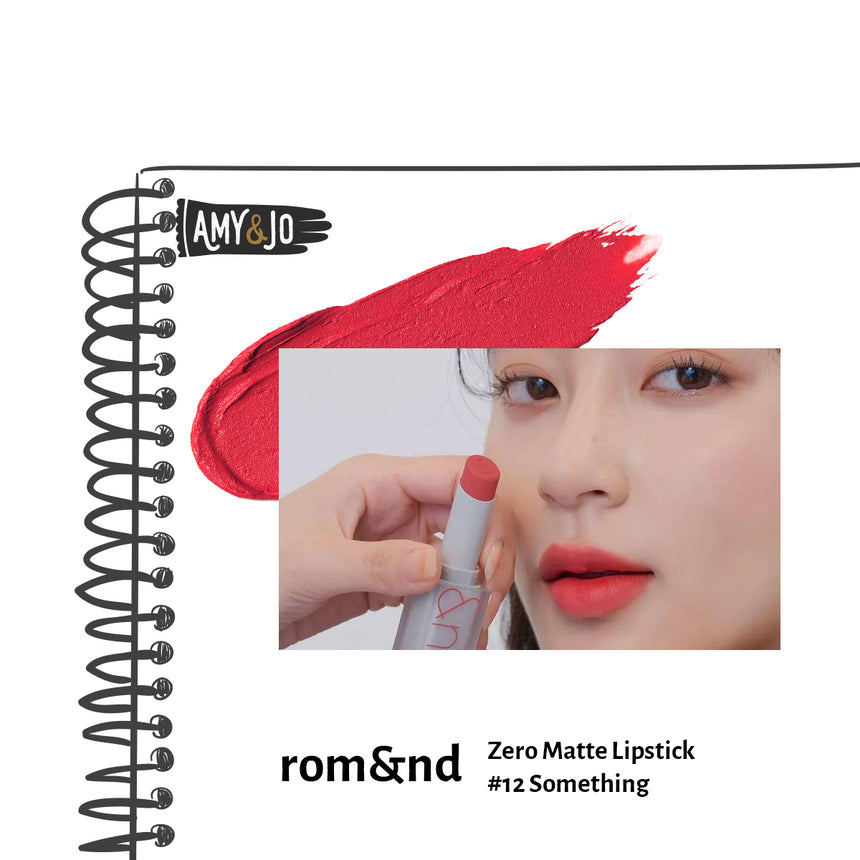 [ROMAND/ロムアンド] ゼロマットリップスティック＃12ソムティング_Zero Matte Lipstick #12 Something