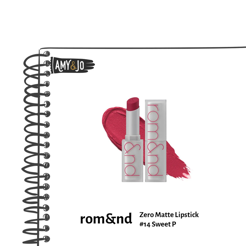 [ROMAND/ロムアンド] ゼロマットリップスティック＃14スウィートピー_Zero Matte Lipstick #14 Sweet P