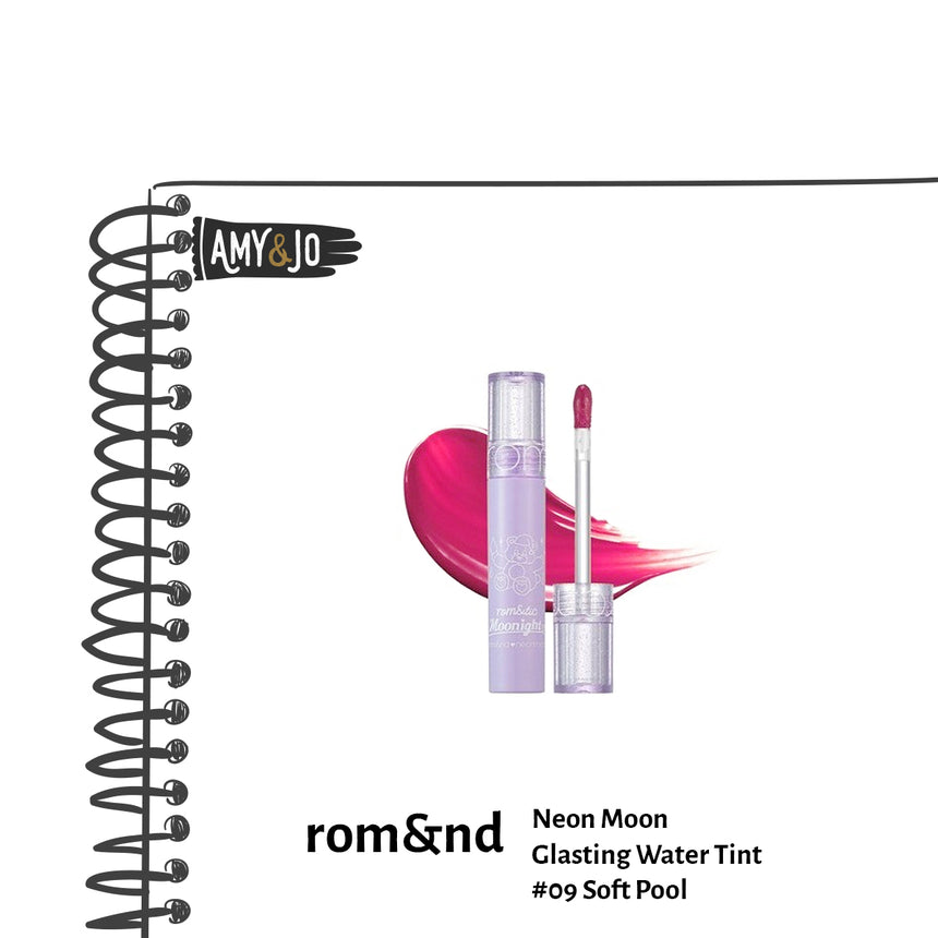 [ROMAND/ロムアンド] ネオンムングルスティングウォーターグロス＃09ソフトフル_Neon Moon Glasting #09 Soft Pool